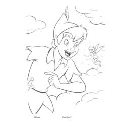 Dibujo para colorear: Peter Pan (Películas de animación) #128831 - Dibujos para Colorear e Imprimir Gratis