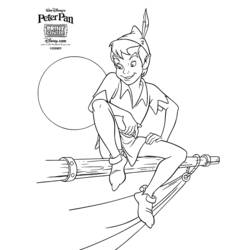 Dibujo para colorear: Peter Pan (Películas de animación) #128832 - Dibujos para Colorear e Imprimir Gratis