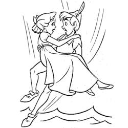 Dibujo para colorear: Peter Pan (Películas de animación) #128855 - Dibujos para Colorear e Imprimir Gratis