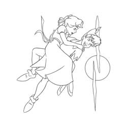 Dibujo para colorear: Peter Pan (Películas de animación) #128857 - Dibujos para Colorear e Imprimir Gratis
