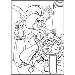 Dibujo para colorear: Peter Pan (Películas de animación) #128862 - Dibujos para Colorear y Pintar