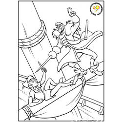 Dibujo para colorear: Peter Pan (Películas de animación) #128864 - Dibujos para Colorear y Pintar