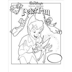 Dibujo para colorear: Peter Pan (Películas de animación) #128872 - Dibujos para Colorear y Pintar