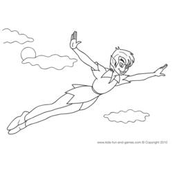 Dibujo para colorear: Peter Pan (Películas de animación) #128874 - Dibujos para Colorear e Imprimir Gratis