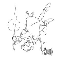 Dibujo para colorear: Peter Pan (Películas de animación) #128877 - Dibujos para Colorear e Imprimir Gratis