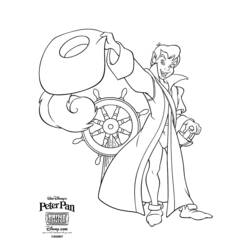 Dibujo para colorear: Peter Pan (Películas de animación) #128878 - Dibujos para Colorear e Imprimir Gratis