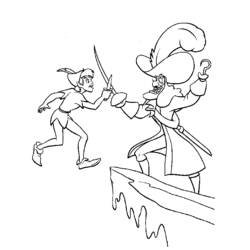 Dibujo para colorear: Peter Pan (Películas de animación) #128886 - Dibujos para Colorear e Imprimir Gratis