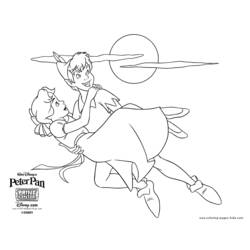 Dibujo para colorear: Peter Pan (Películas de animación) #128915 - Dibujos para Colorear e Imprimir Gratis