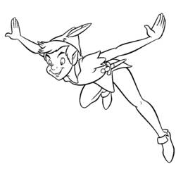 Dibujo para colorear: Peter Pan (Películas de animación) #128918 - Dibujos para Colorear y Pintar