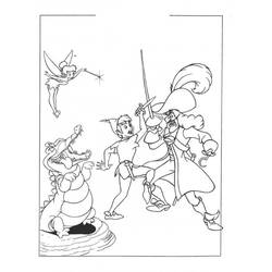 Dibujo para colorear: Peter Pan (Películas de animación) #128933 - Dibujos para Colorear e Imprimir Gratis