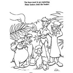 Dibujo para colorear: Peter Pan (Películas de animación) #128939 - Dibujos para Colorear e Imprimir Gratis