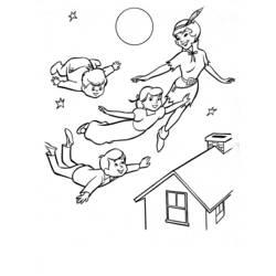 Dibujo para colorear: Peter Pan (Películas de animación) #128941 - Dibujos para Colorear e Imprimir Gratis