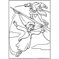 Dibujo para colorear: Peter Pan (Películas de animación) #128942 - Dibujos para Colorear e Imprimir Gratis