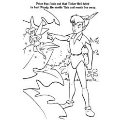 Dibujo para colorear: Peter Pan (Películas de animación) #128955 - Dibujos para Colorear e Imprimir Gratis