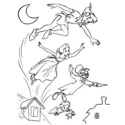 Dibujo para colorear: Peter Pan (Películas de animación) #128962 - Dibujos para Colorear e Imprimir Gratis