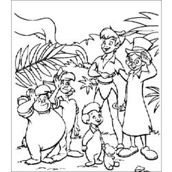 Dibujo para colorear: Peter Pan (Películas de animación) #128989 - Dibujos para Colorear e Imprimir Gratis