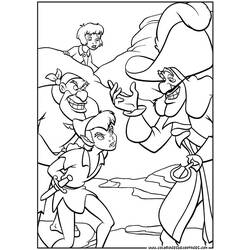 Dibujo para colorear: Peter Pan (Películas de animación) #128992 - Dibujos para Colorear e Imprimir Gratis