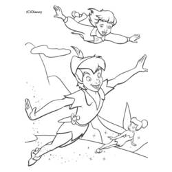 Dibujo para colorear: Peter Pan (Películas de animación) #129026 - Dibujos para Colorear e Imprimir Gratis