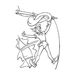 Dibujo para colorear: Peter Pan (Películas de animación) #129037 - Dibujos para Colorear e Imprimir Gratis