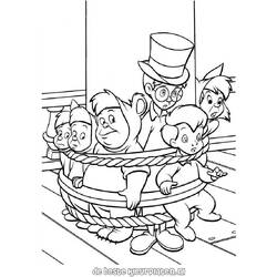 Dibujo para colorear: Peter Pan (Películas de animación) #129046 - Dibujos para Colorear e Imprimir Gratis