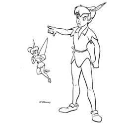 Dibujo para colorear: Peter Pan (Películas de animación) #129051 - Dibujos para Colorear e Imprimir Gratis