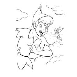 Dibujo para colorear: Peter Pan (Películas de animación) #129059 - Dibujos para Colorear e Imprimir Gratis