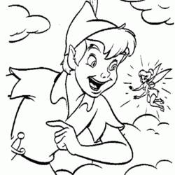 Dibujo para colorear: Peter Pan (Películas de animación) #129075 - Dibujos para Colorear e Imprimir Gratis