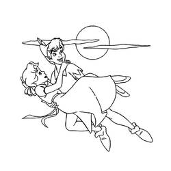 Dibujo para colorear: Peter Pan (Películas de animación) #129077 - Dibujos para Colorear e Imprimir Gratis