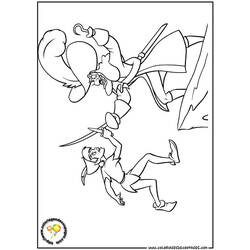 Dibujo para colorear: Peter Pan (Películas de animación) #129078 - Dibujos para Colorear e Imprimir Gratis