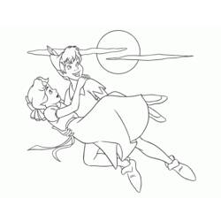 Dibujo para colorear: Peter Pan (Películas de animación) #129079 - Dibujos para Colorear e Imprimir Gratis