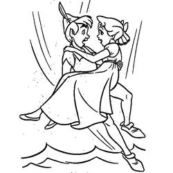 Dibujo para colorear: Peter Pan (Películas de animación) #129100 - Dibujos para Colorear y Pintar
