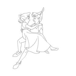 Dibujo para colorear: Peter Pan (Películas de animación) #129133 - Dibujos para Colorear e Imprimir Gratis