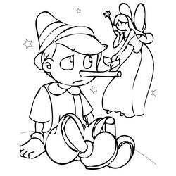 Dibujo para colorear: Pinocchio (Películas de animación) #132250 - Dibujos para Colorear e Imprimir Gratis