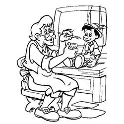 Dibujo para colorear: Pinocchio (Películas de animación) #132271 - Dibujos para Colorear e Imprimir Gratis