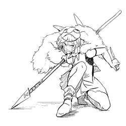 Dibujo para colorear: Princess Mononoke (Películas de Animación) #182061 - Dibujos para Colorear e Imprimir Gratis