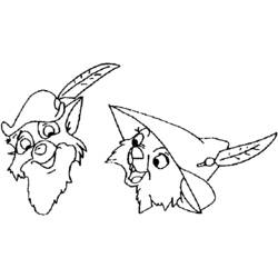 Dibujo para colorear: Robin Hood (Películas de animación) #133179 - Dibujos para Colorear e Imprimir Gratis