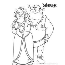 Dibujo para colorear: Shrek (Películas de animación) #115082 - Dibujos para Colorear e Imprimir Gratis