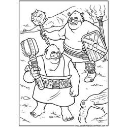 Dibujo para colorear: Shrek (Películas de animación) #115131 - Dibujos para Colorear e Imprimir Gratis