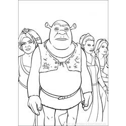 Dibujo para colorear: Shrek (Películas de animación) #115140 - Dibujos para Colorear e Imprimir Gratis