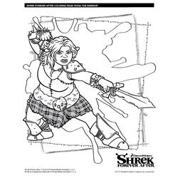 Dibujo para colorear: Shrek (Películas de animación) #115227 - Dibujos para Colorear e Imprimir Gratis