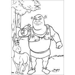 Dibujo para colorear: Shrek (Películas de animación) #115257 - Dibujos para Colorear e Imprimir Gratis