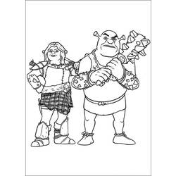 Dibujo para colorear: Shrek (Películas de animación) #115289 - Dibujos para Colorear e Imprimir Gratis