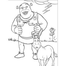 Dibujo para colorear: Shrek (Películas de animación) #115293 - Dibujos para Colorear e Imprimir Gratis