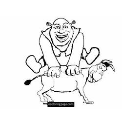 Dibujo para colorear: Shrek (Películas de animación) #115299 - Dibujos para Colorear e Imprimir Gratis