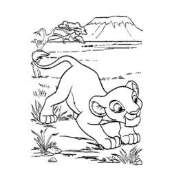 Dibujo para colorear: Simba (Películas de animación) #169990 - Dibujos para Colorear e Imprimir Gratis