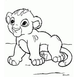 Dibujo para colorear: Simba (Películas de animación) #169991 - Dibujos para Colorear e Imprimir Gratis