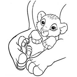 Dibujo para colorear: Simba (Películas de animación) #169996 - Dibujos para Colorear e Imprimir Gratis