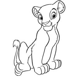 Dibujo para colorear: Simba (Películas de animación) #170011 - Dibujos para Colorear e Imprimir Gratis