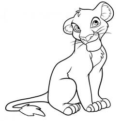 Dibujo para colorear: Simba (Películas de animación) #170017 - Dibujos para Colorear e Imprimir Gratis