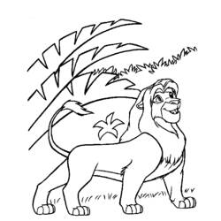 Dibujo para colorear: Simba (Películas de animación) #170028 - Dibujos para Colorear e Imprimir Gratis